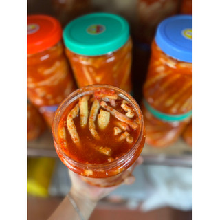 1.4 kg Măng ớt Trạm Tấu làm thủ công 100% ko chất bảo quản người dân bản địa làm