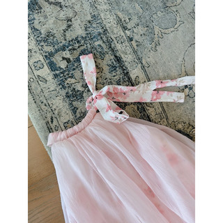 ĐẦM MAXI YẾM CỘT NƠ FORM BÍ