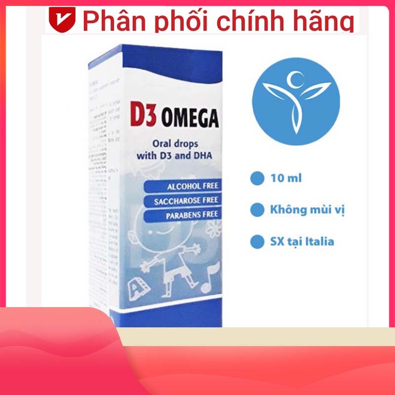 D3 Omega Bổ sung D3 và DHA cho bé lọ 10ml