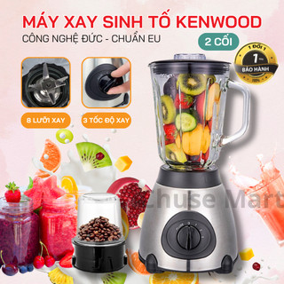 Máy Xay Sinh Tố Đa Năng KENWOOD Công Nghệ Đức - Chuẩn chính hãng EU, Công Suất 850W, 2 Cối Có Lưới Lọc Bảo Hành 12 Tháng