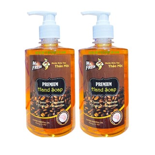 Combo 2 Nước rửa tay khử mùi Mr.Fresh 500ml Hương Cafe