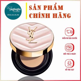 (Mẫu Mới 2024 -Fullsize) Cushion YSL Vỏ Hồng Cho Da Khô, Phấn Nước YSL Touche Éclat Glow Pact NEW 2024 Fullbox 14g