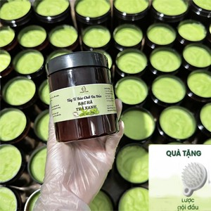 Tẩy tế bào chết da đầu  Bạc Hà Trà Xanh  giảm gàu giảm rụng giảm ngứa muối Tẩy tế bào chết tóc detox da đầu - Thảo Anh