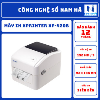 Máy in tem nhãn mã vạch Xprinter XP-420B Máy in tem thương mại điện tử