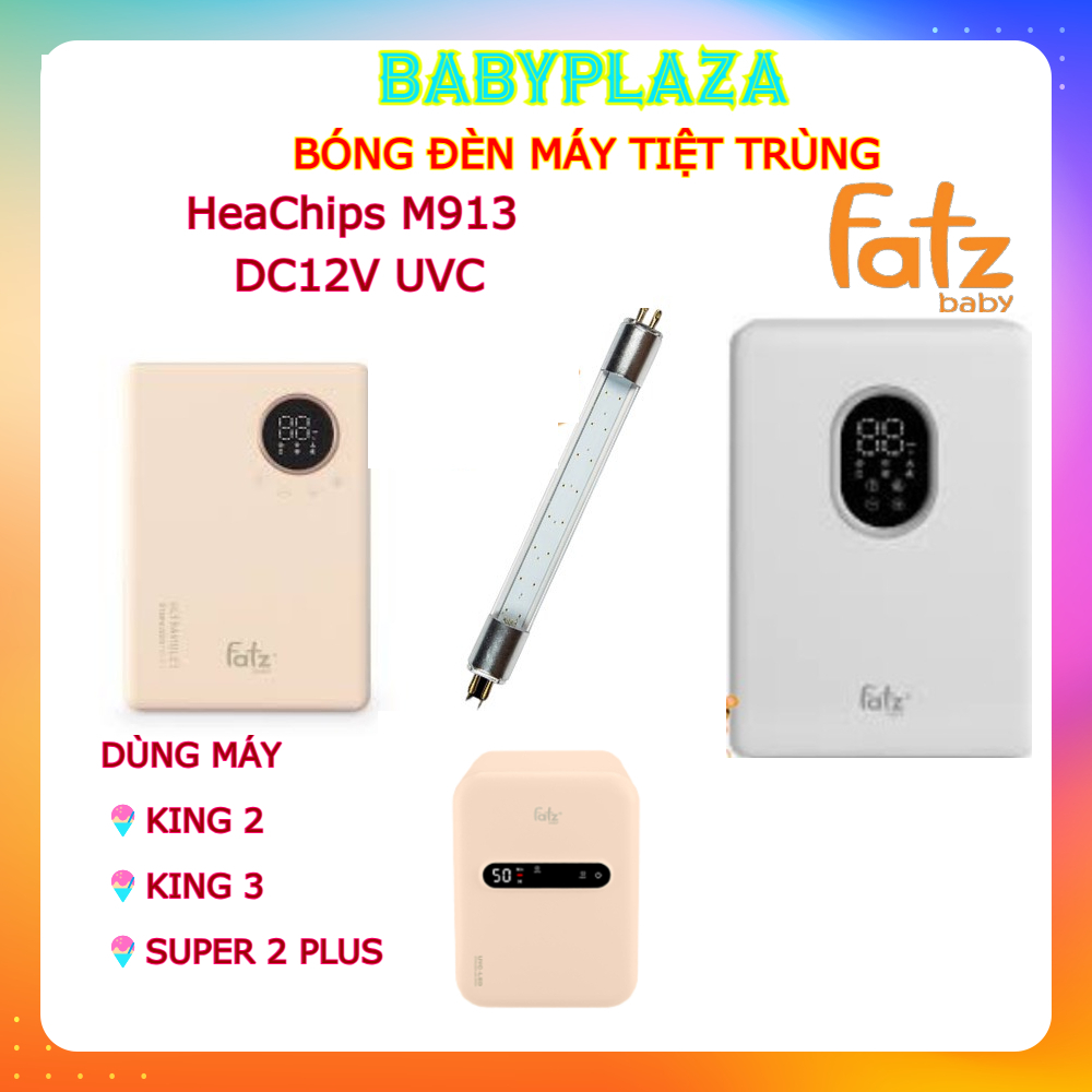 Bóng đèn thay thế máy tiệt trùng FatzBaby King 2 King 3, Super 2 Plus TUV DC12V HeaChips M913 chính 