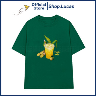 Áo Thun In Hình LY NƯỚC MÍA VIETNAM Áo Phông Món Ăn Ẩm Thực Văn Hoá Việt Unisex Nam Nữ Shop.Lucas