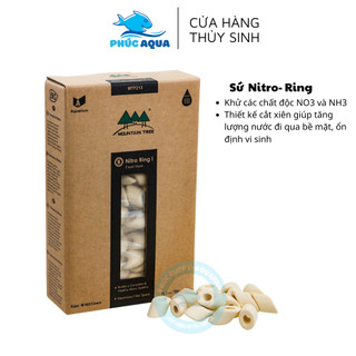 Sứ mountain tree nitro-ring | vật liệu lọc cao cấp giúp khử nh3, no3, ổn định vi sinh hồ cá