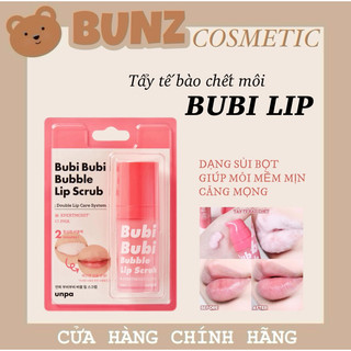 Gel sủi bọt tẩy tế bào chết môi Bubi Lip