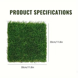 tấm cỏ nhân tạo 30 x 30 cm lót ban công , nhà vườn, sân vườn indoor và outdoor sản phẩm bảo hành 2 năm