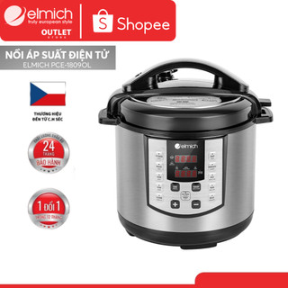 NỒI ÁP SUẤT ĐIỆN - NỒI HẦM 10 CHỨC NĂNG ELMICH PCE-1809OL (6L - 1000W) - Hàng Chính Hãng