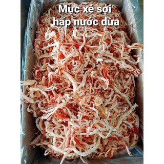 Mực xé sợi hấp dừa 250g