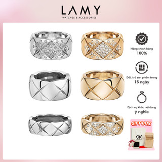 Nhẫn cặp đôi cde coco crush ring silver ring cde8219rg