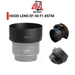 Loa che nắng cho lens canon EF 50mm F1.8stm phụ kiện bảo vệ lens và ống kính