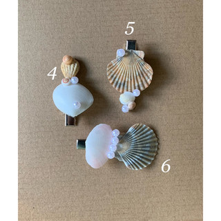 Kẹp tóc vỏ sò handmade ( ảnh thật shop chụp)
