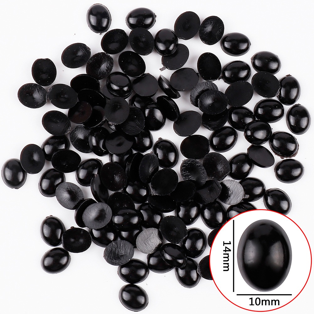[HÀNG MỚI CÓ SẴN] Mắt thú oval, mắt thú bầu dục đủ các size (10 chiếc).