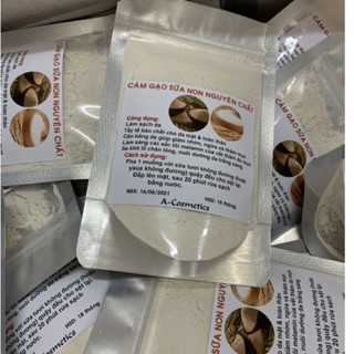 100g Bột cám gạo sữa non nguyên chất hữu cơ-Trắng da,dưỡng ẩm, mờ thâm