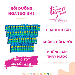 50 gói NƯỚC DƯỠNG HOA BAMBI - Hoa tươi lâu rực rỡ, giữ nước sạch hơn (1 gói 5ml) (ĐƯỢC ĐỒNG KIỂM)