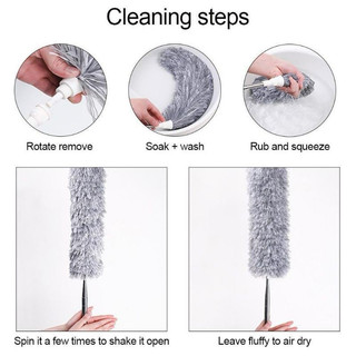  Chổi Quét Màng Nhện, Lau Bụi, Quét Trần Nhà Thông Minh, Chổi Dài 2m8 Dễ Dàng Kéo Dài Lau Dọn