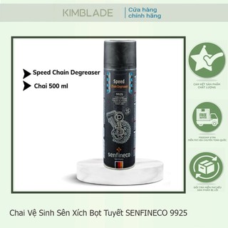 Chai Vệ Sinh Sên Xích Bọt Tuyết SENFINECO 9925 nhập khẩu Đức 500ml - CHÍNH HÃNG - HSD 5 năm - KimBlade