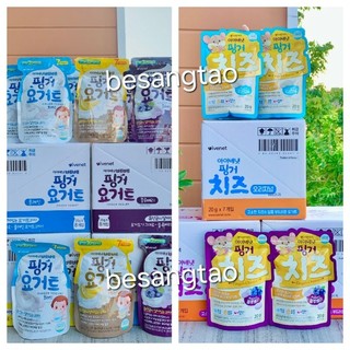Sữa chua khô/ phô mai khô vị trái cây IVENET Hàn Quốc 20g