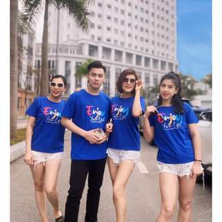 Áo team nhóm đi biển, áo hội nhóm đi biển, áo teambudinh đi biển 5xl chất cotton mịn mát giá sĩ