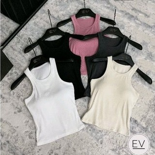 Áo ba lỗ đệm ngực hàng QC