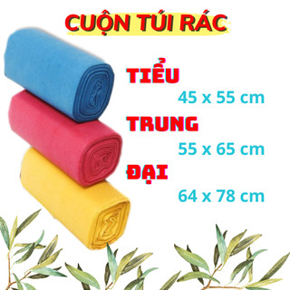 1kg Túi đựng rác tự phân hủy - Túi nilong - Túi rác cuộn - Túi rác công nghiệp