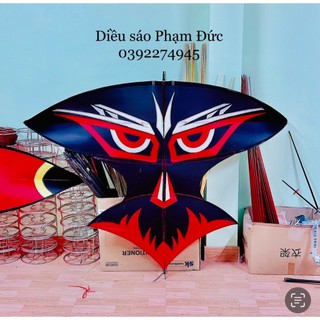 Diều sáo mắt cú đen .diều cacbon 1m7 -2m- 2m5 cực hót l09