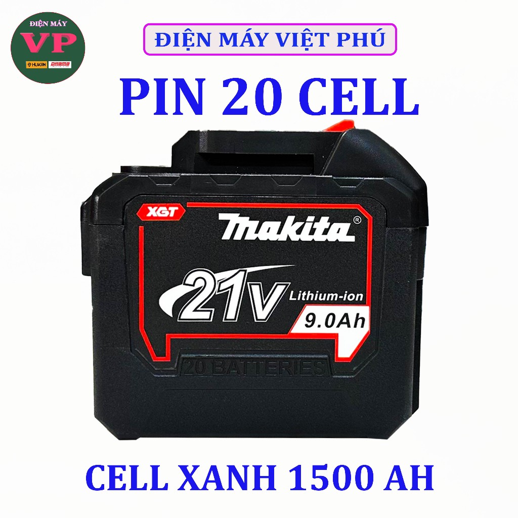 Pin đóng 20 cell Makita 5s4p 18v
