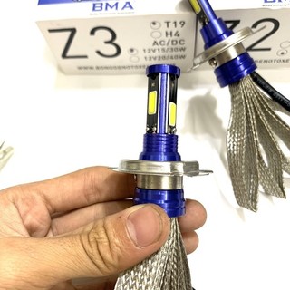 Đèn pha LED Z3 hàng chính hãng công ty BMA siêu sáng chân h4.m5 gắn xe máy