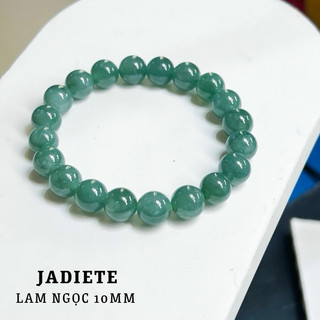 Vòng tay, lắc tay Đá Lam Ngọc tự nhiên 10ly siêu đẹp