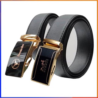 Dây Thắt Lưng Nam Thời Trang MCD 03, Dây Nịt Da Nam Hợp Kim Không Gỉ Đen Vằn, Dây Lưng Nam Dự Tiệc Công Sở FERADO