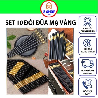Đũa mạ vàng, đũa hợp kim chống mốc hàn quốc!