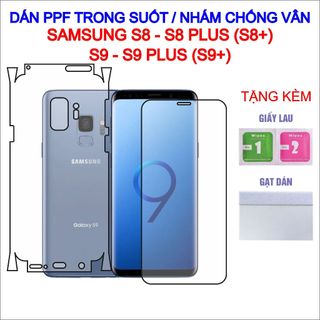 Dán ppf samsung s8, s8 plus , s9, s9 plus full lưng viền, màn hình