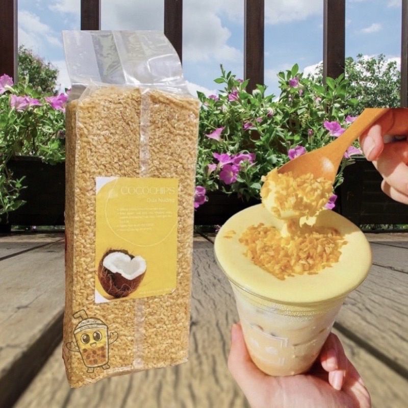 Vụn dừa nướng Cocochips 100g (Loại 1, Tách từ túi 1kg)