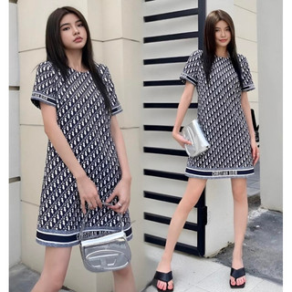 (HÀNG NHẬP - CAO CẤP) VÁY ĐẦM SUÔNG LỤA 2 LỚP - HỌA TIẾT MỚI TRẺ TRUNG ( CC 3800624)