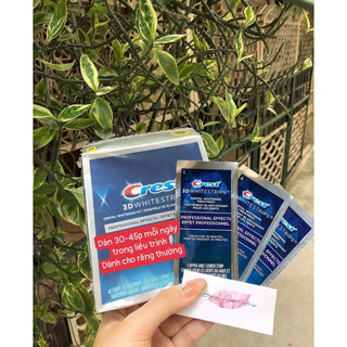 Miếng dán răng Crest 3D White Professional Effects Whitestrips (1m)