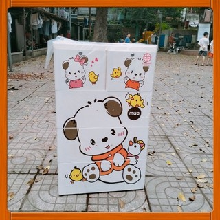 TỦ LUCKY 4 TẦNG 5 NGĂN VIỆT NHẬT60*48*98cm