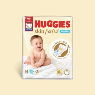 BỈM - TÃ DÁN HUGGIES SIZE M76 - 76 MIẾNG (CHO TRẺ 6 - 11KG)