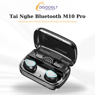 Tai nghe Bluetooth M10 bản pro, pin trâu 3000mah, nút chạm cảm ứng, đèn led gaming, chống nước tiện lợi  ( didooglt )