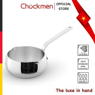  Quánh Inox KINSGEM by CHOCKMEN Inox 18 10 Size 10-12-14 Nắp Kính Nồi Inox Quánh Bột QUÁNH DẸT 