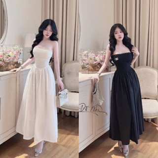 Váy maxi cúp ren phối dài xinh quá ạ
