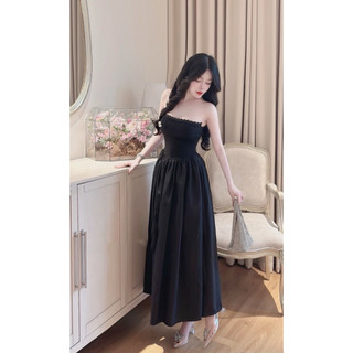 Váy maxi cúp ren phối dài xinh quá ạ