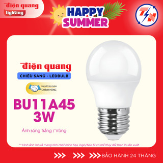 Đèn LED Bulb Điện Quang ĐQ LEDBU11A45 03W (chụp cầu mờ)