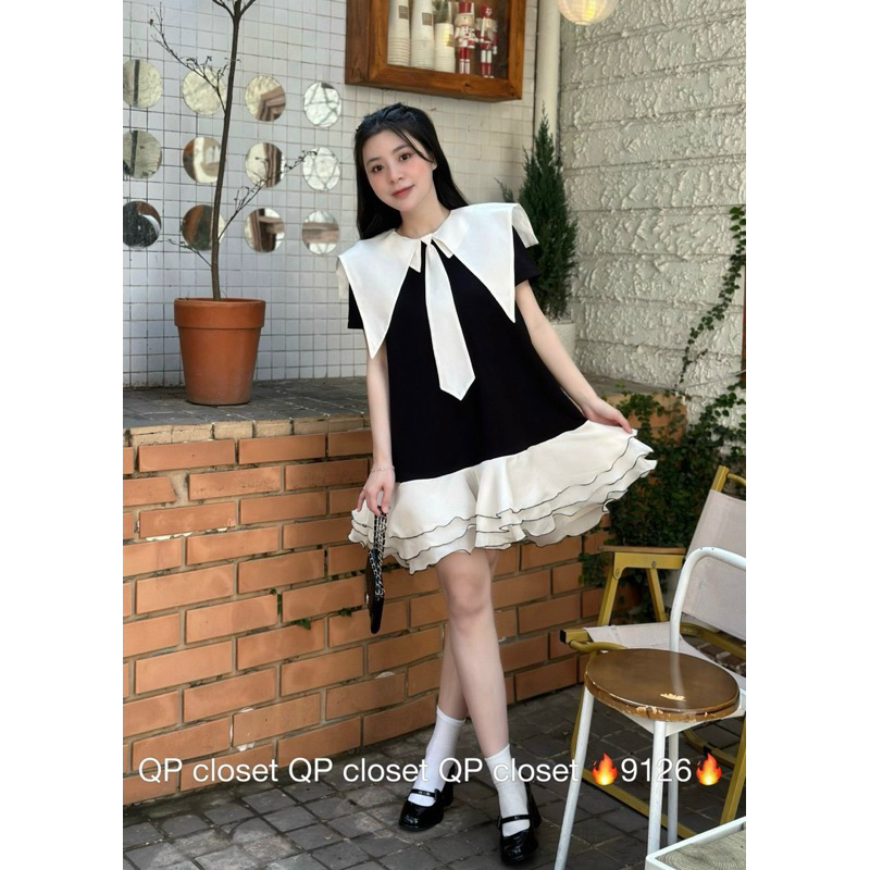 Váy Nơ Bèo Tầng