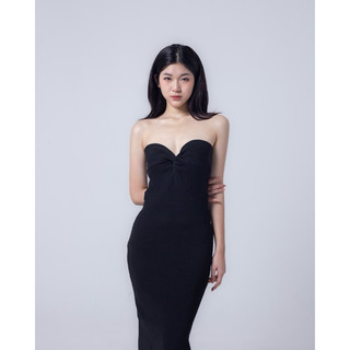 Váy đuôi cá đen dáng dài cúp ngực xẻ đuôi Coco DRESS