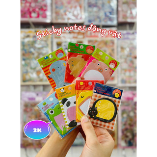 [Quà tặng mới] Set 10 Sticky note các mẫu cute
