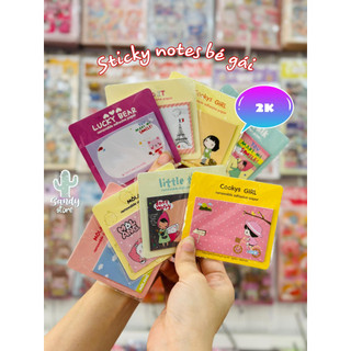 [Quà tặng mới] Set 10 Sticky note các mẫu cute