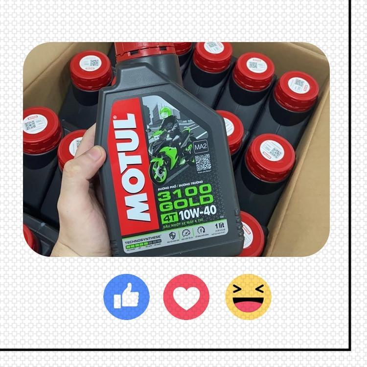 Dầu nhớt xe số MOTUL 3100 GOLD 10W40 800ml&1000ml (1L)