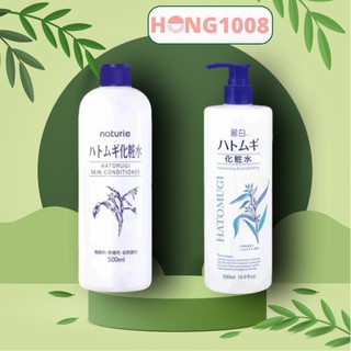 Nước Lotion dưỡng ẩm da ý dĩ Naturie Hatomugi Skin Conditioner 500ml của Nhật Bản